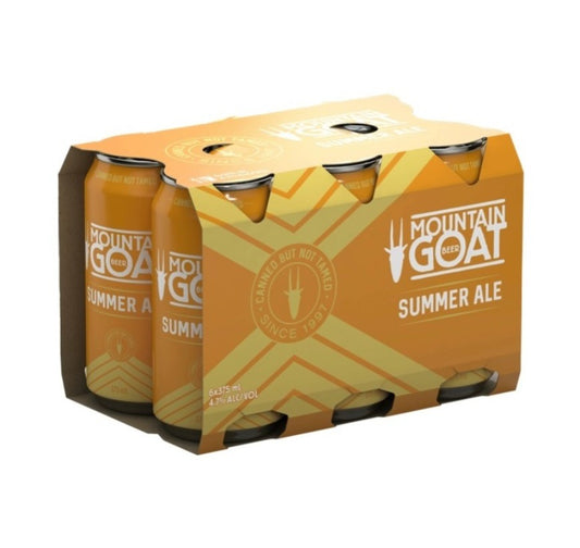 Mountain Goat Summer Ale Beer Can (carton/6pack) 375ml