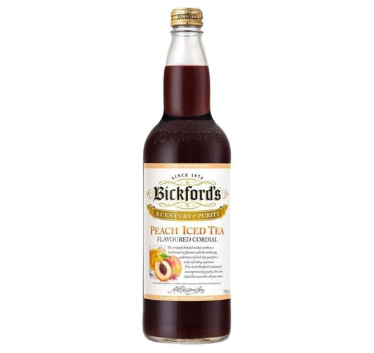 Bickfords Peach Iced Tea Flavoured Cordial 750ml