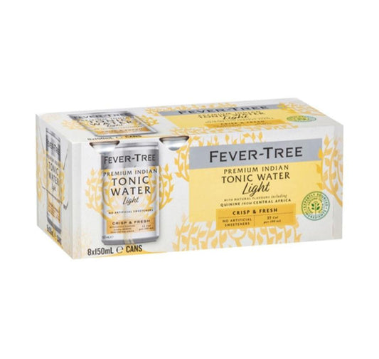 Fever-Tree Premium Indian Tonic Water Light Can (carton/8pack) 150ml