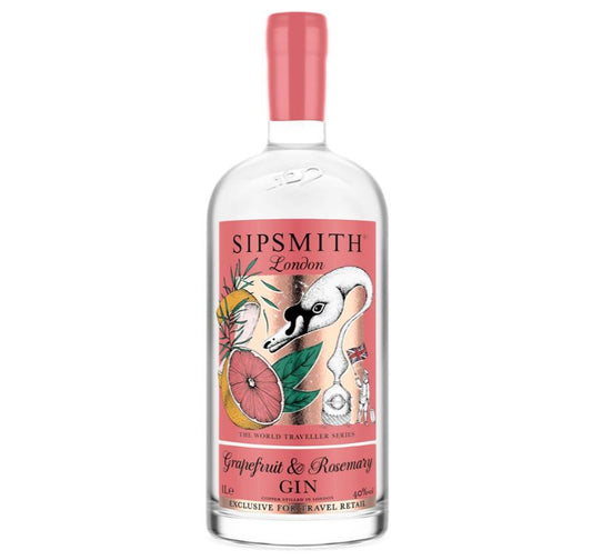 Sipsmith Grapefruit and Rosemary Gin 1Ltr