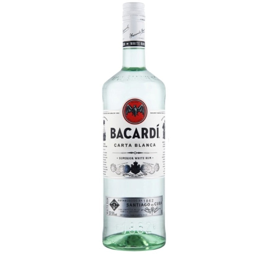 Bacardi Carta Blanca Rum 1ltr