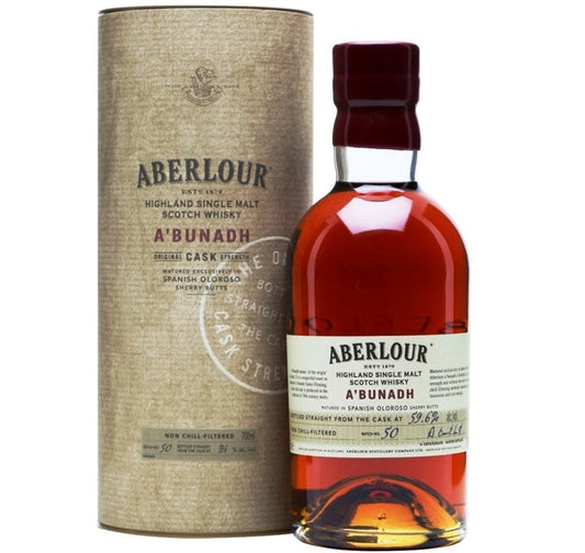 Aberlour ABunadh Highland Single Malt Scotch Whisky 700ml