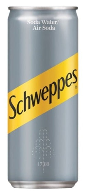 Schweppes Soda Water CAN 24x330ml