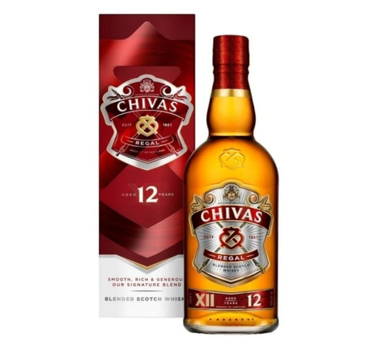 Chivas Regal 12yr Old Blended Scotch Whisky 1ltr