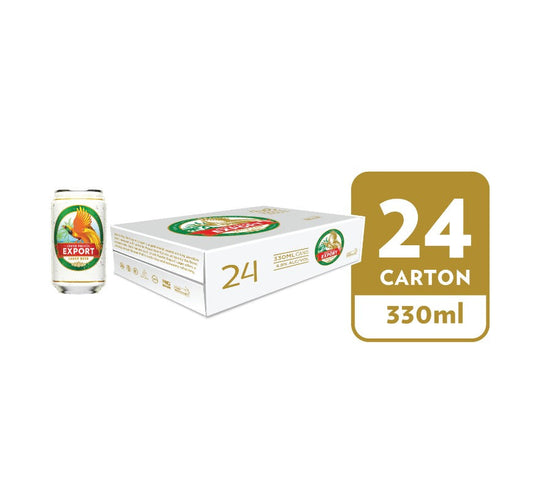 SP Export White Can (carton/6 pack) 330ml