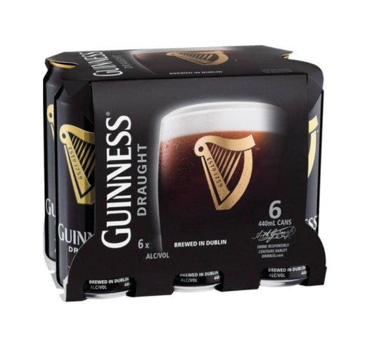 Guinness Draught Can (carton/6pack) 440ml