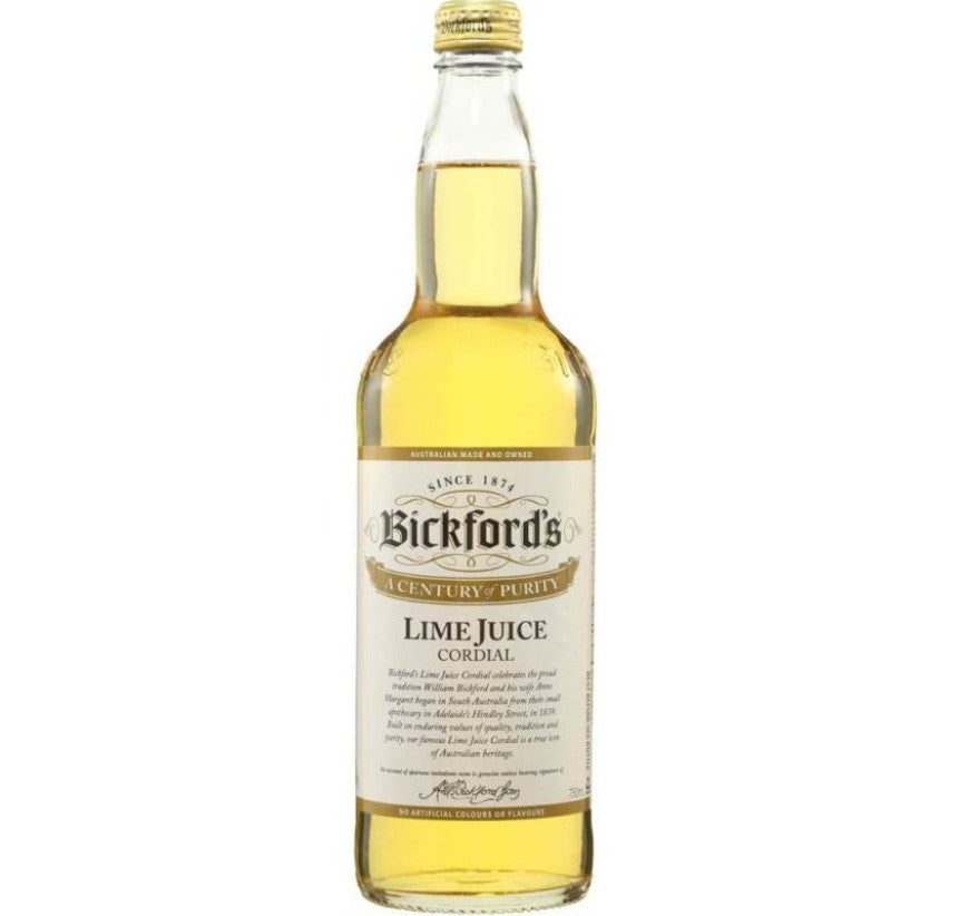 Bickfords Lime Cordial 750ml