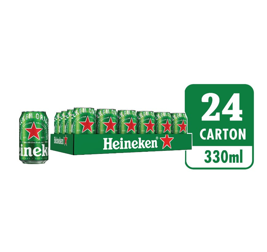 Heineken Can (carton/6 pack) 330ml