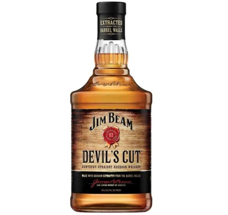 Jim Beam Devil Cut Kentucky Straight Bourbon Whiskey  1ltr