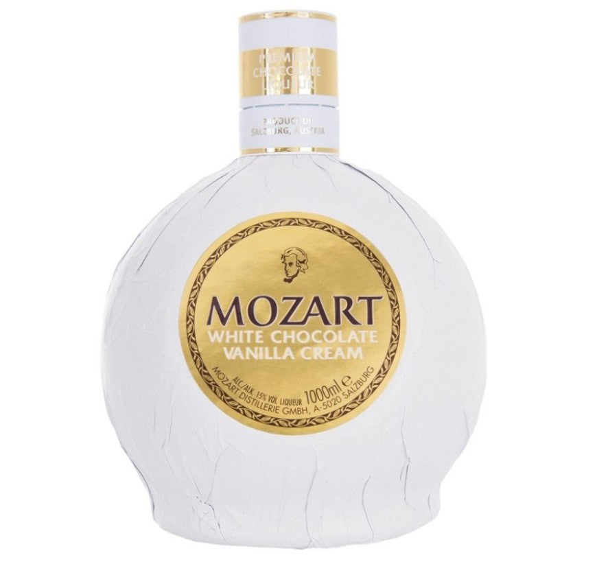 Mozart White Chocolate Vanilla Cream Liqueur 1ltr