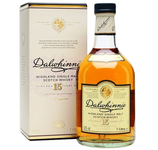 Dalwhinnie 15yr Old Single Malt Scotch Whisky 1ltr