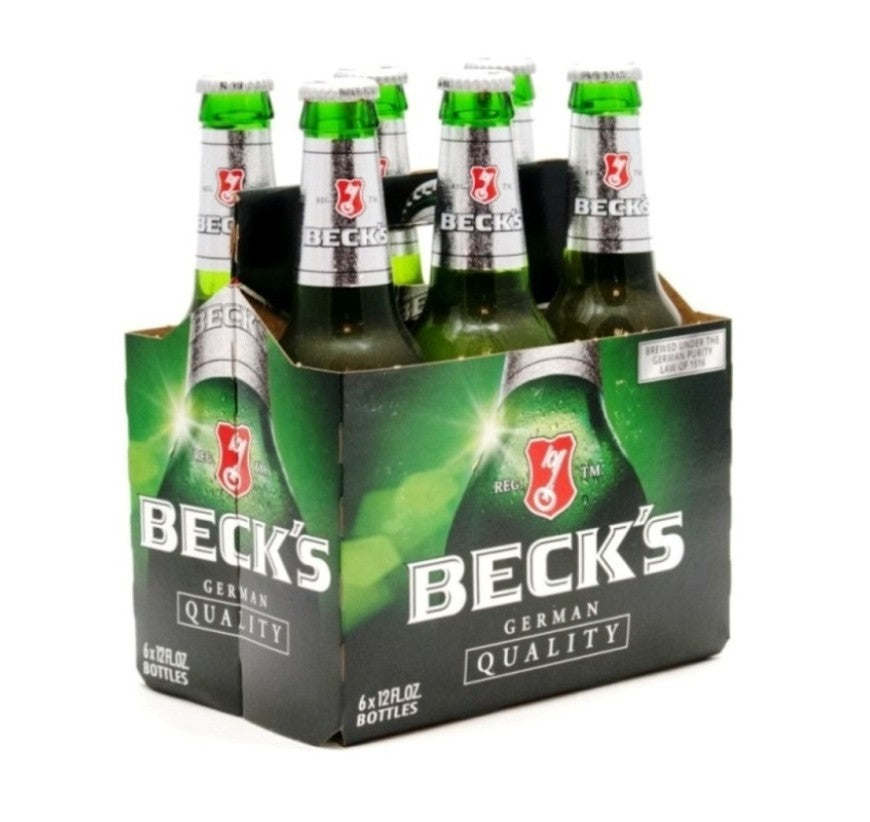 Becks German Beer Bottle (carton/6pack) 330ml