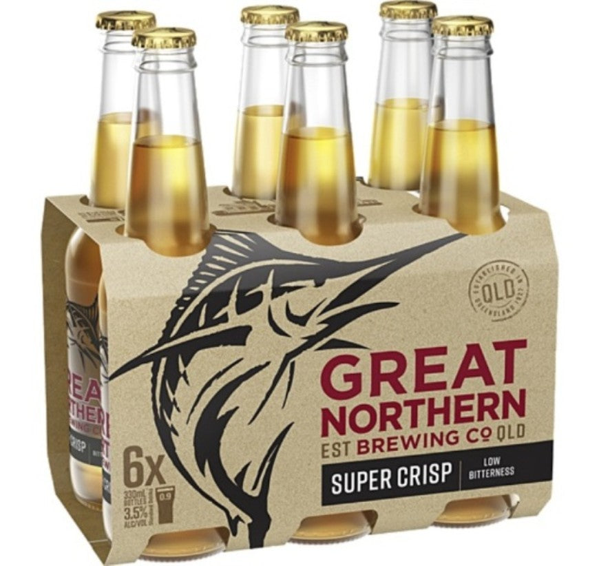 Great Northern Brewing Co. Super Crisp Lager Bottle (carton/6pack) 330ml