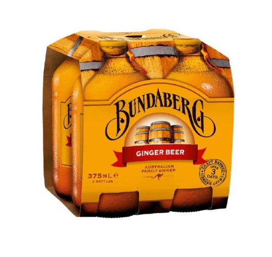 Bundaberg Ginger Beer (carton/4pack) 375ml