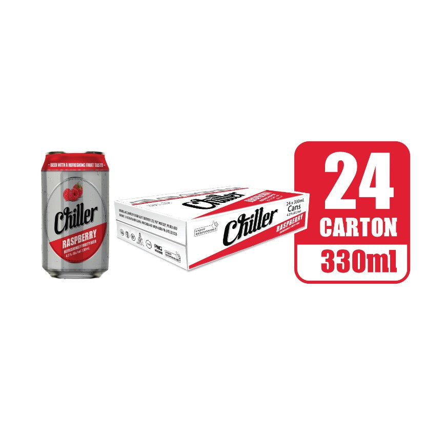 Chiller Raspberry Can(carton/6 pack) 330ml