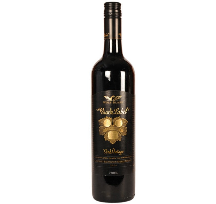 Wolf Blass Black Label Cabernet Sauvignon Shiraz Malbec 750ml