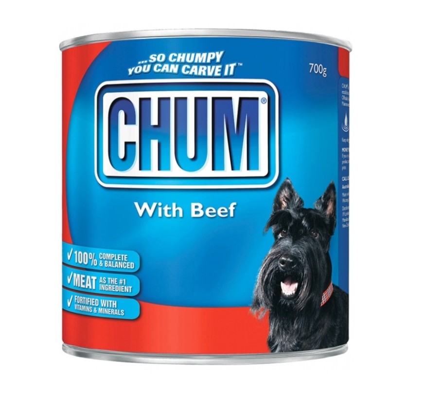 Chum Beef Dog Food 700g