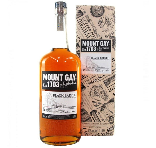 Mount Gay Black Barrel Rum 1Ltr