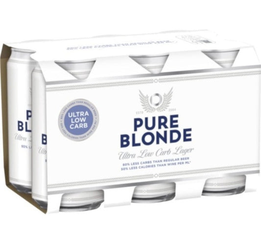 Pure Blonde CAN LowCarb6x375ml (Carton/6Pack)