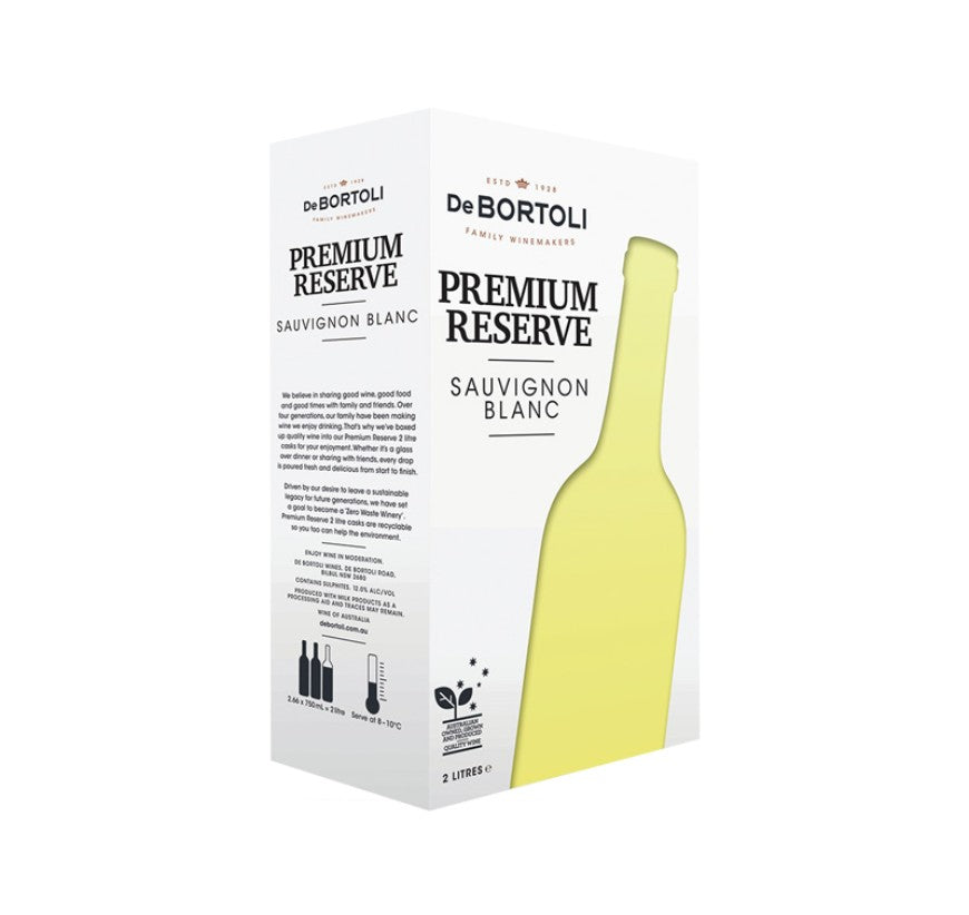 De Bortoli Premium Reserve Sauvignon Blanc 2ltr