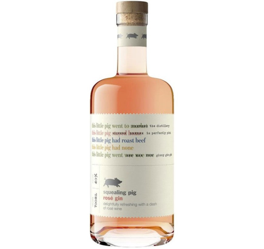 Squealing Pig Rose Gin  750ml