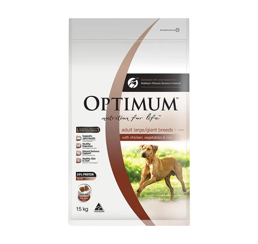 Optimum Adult (L) Chicken Veg 15Kg