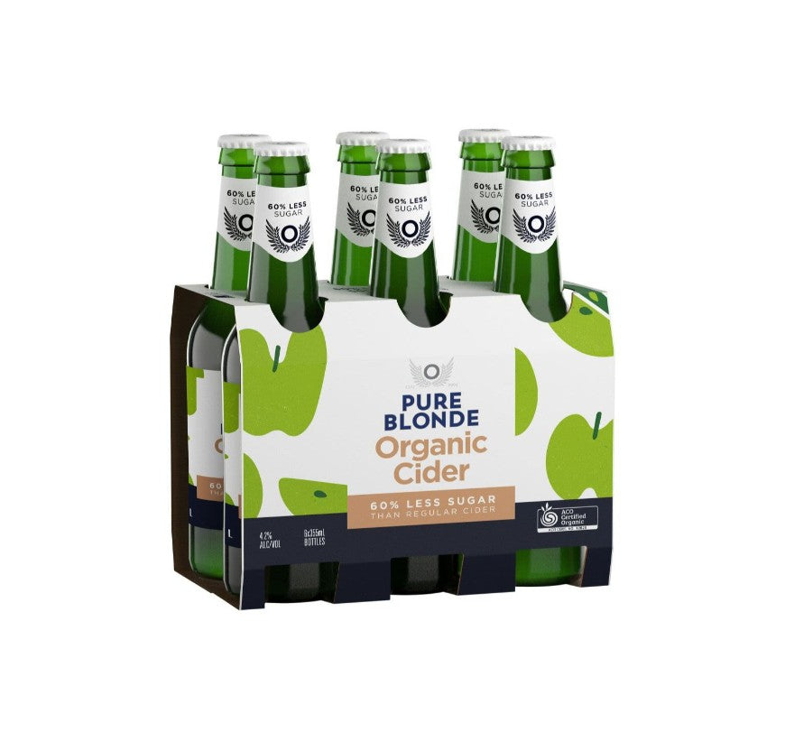 Pure Blonde Organic Apple Cider Bottle Beer (carton/6pack) 355ml