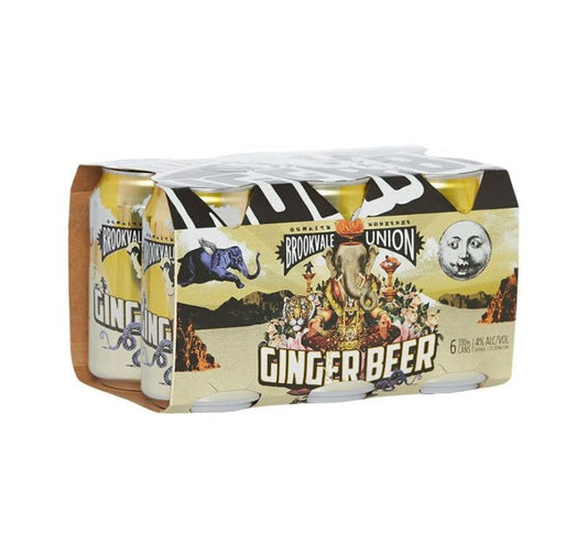 Brookvale Union Ginger Beer Can (carton/6pack) 330ml