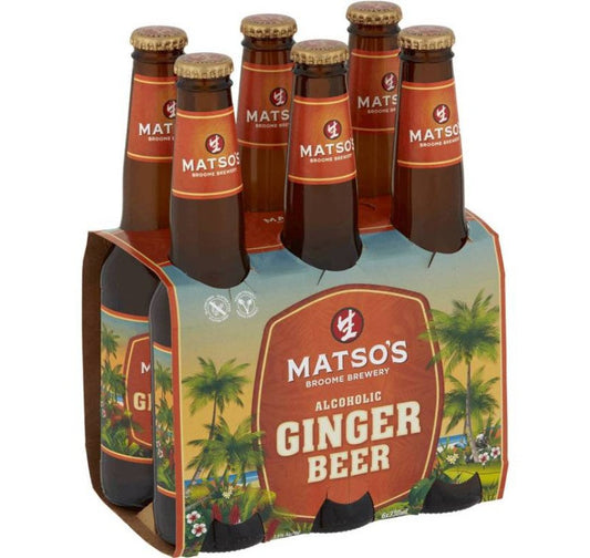 Matso's Ginger Beer Bottle (carton/6pack) 330ml