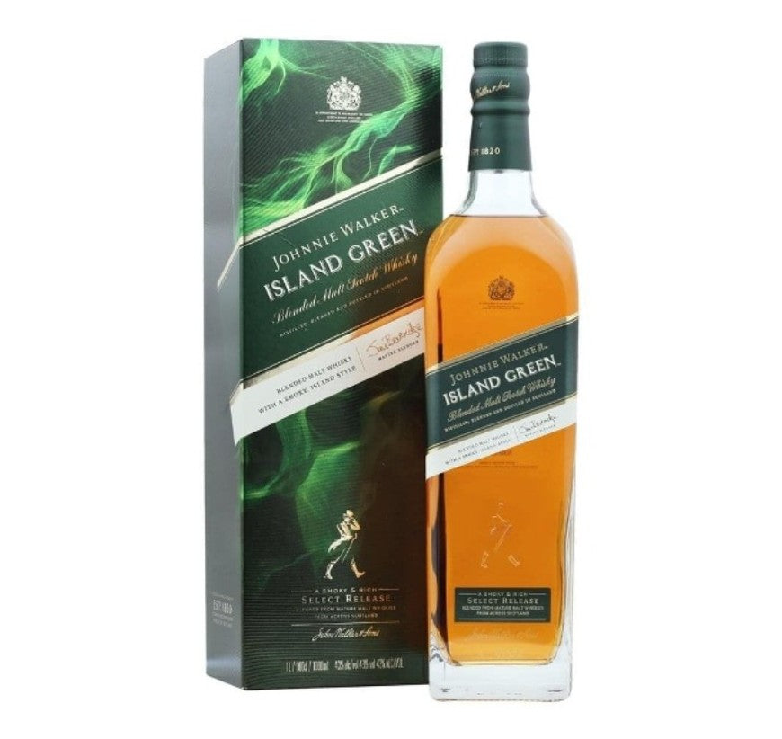 Johnnie Walker Island Green Blended Malt Scotch Whisky 1ltr