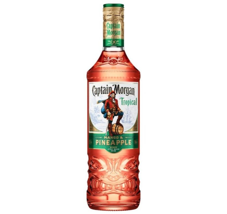 Captain Morgan Tropical Mango & Pineapple Spiced Rum 700ml