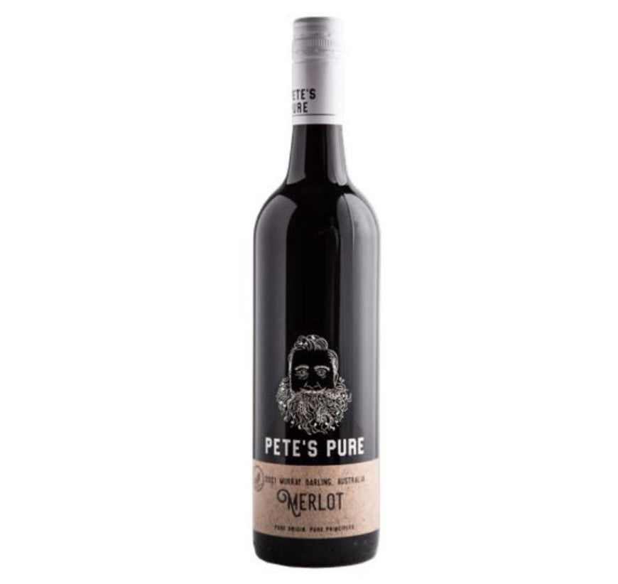 Pete's Pure Merlot Vegan Stamp 750ml