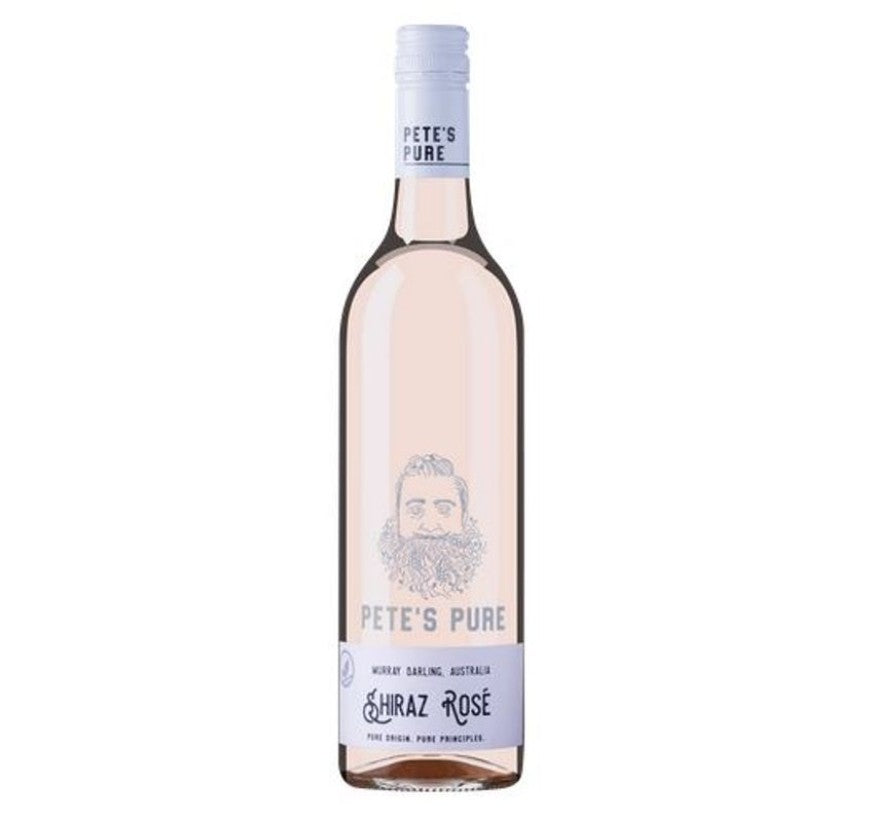 Pete's Pure Shiraz Rose Vegan Stamp 750ml