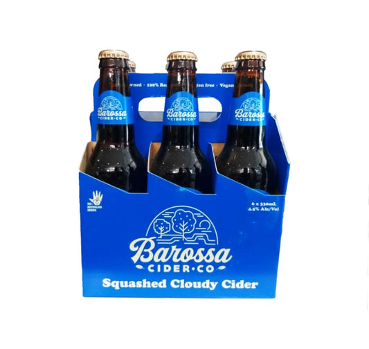 The Barossa Cider Co. Squashed Cloudy Cider Btl (carton/6pack) 330ml