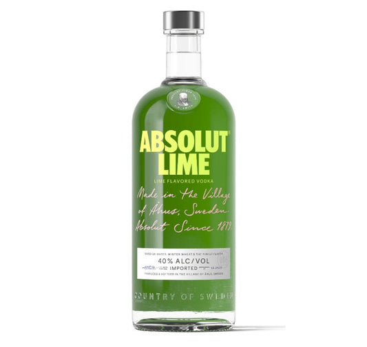 Absolut Lime Vodka 1Ltr