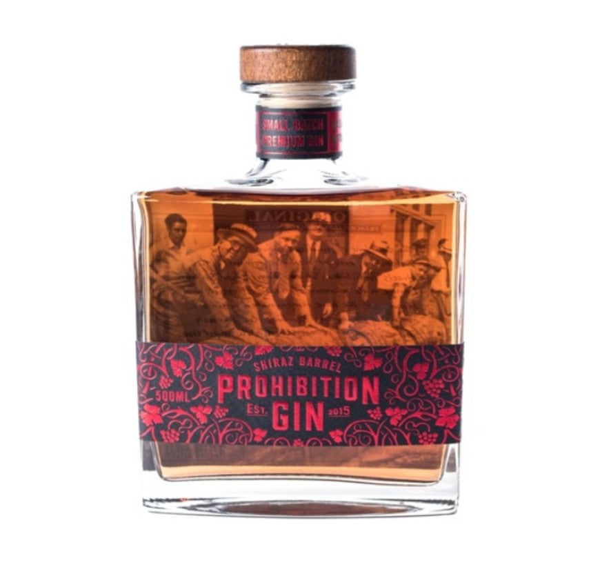 Prohibition Shiraz Barrel Aged Gin 500ml