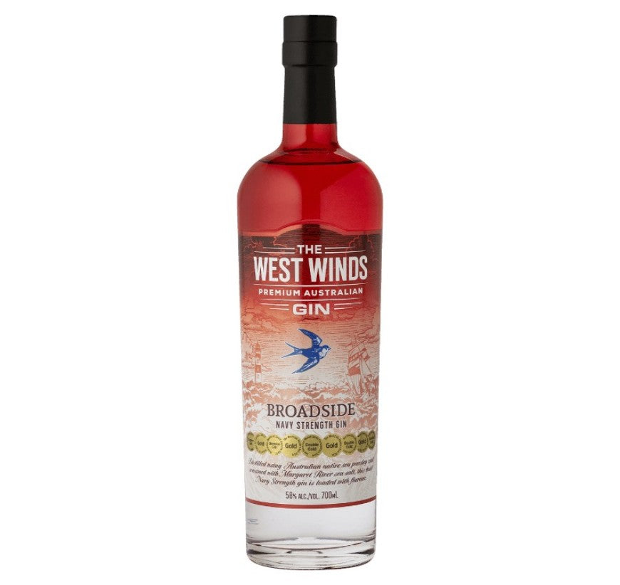 West Winds The Broadside Navy Strength Gin 700ml