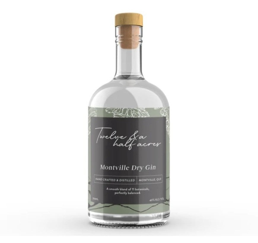 Twelve & A Half Acres Montville Dry Gin 700ml