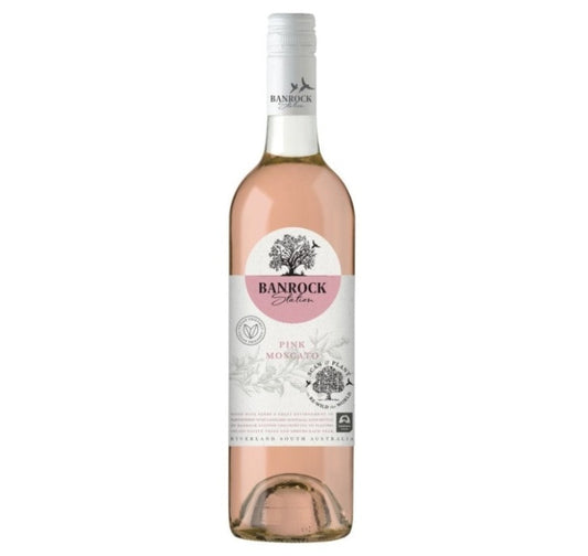 Banrock Station Vegan Stamp Pink Moscato 750ml