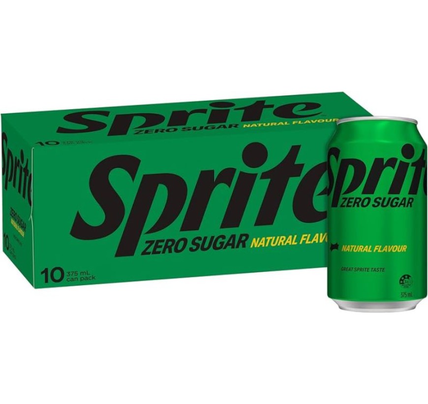 Sprite ZeroSugar Lemonade 10x375ml