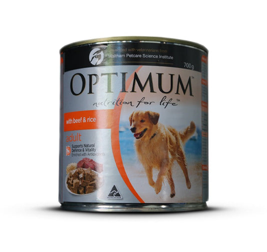 Optimum Adult Beef & Rice 700g