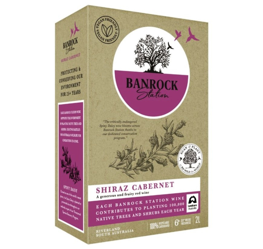 Banrock Station Shiraz Cabernet 2Ltr