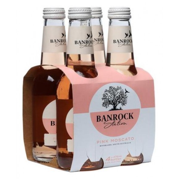 Banrock Station Pink Moscato Bottle 4 Pack 275ml
