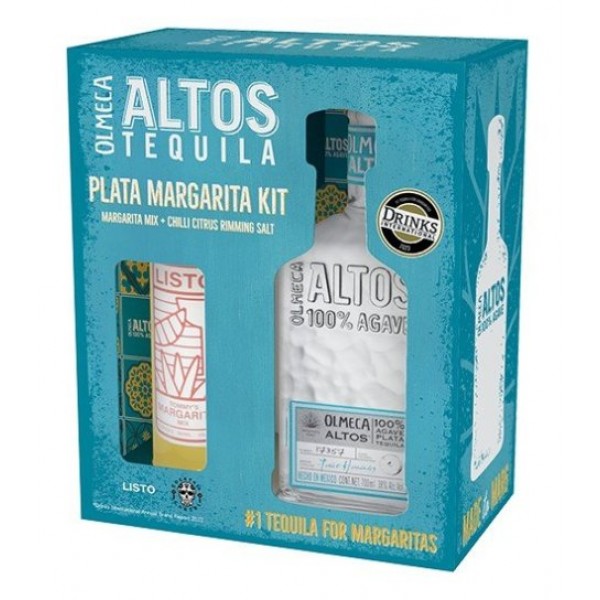 Olmeca Altos Plata Margarita Kit (Gift Pack) Tequila 700ml