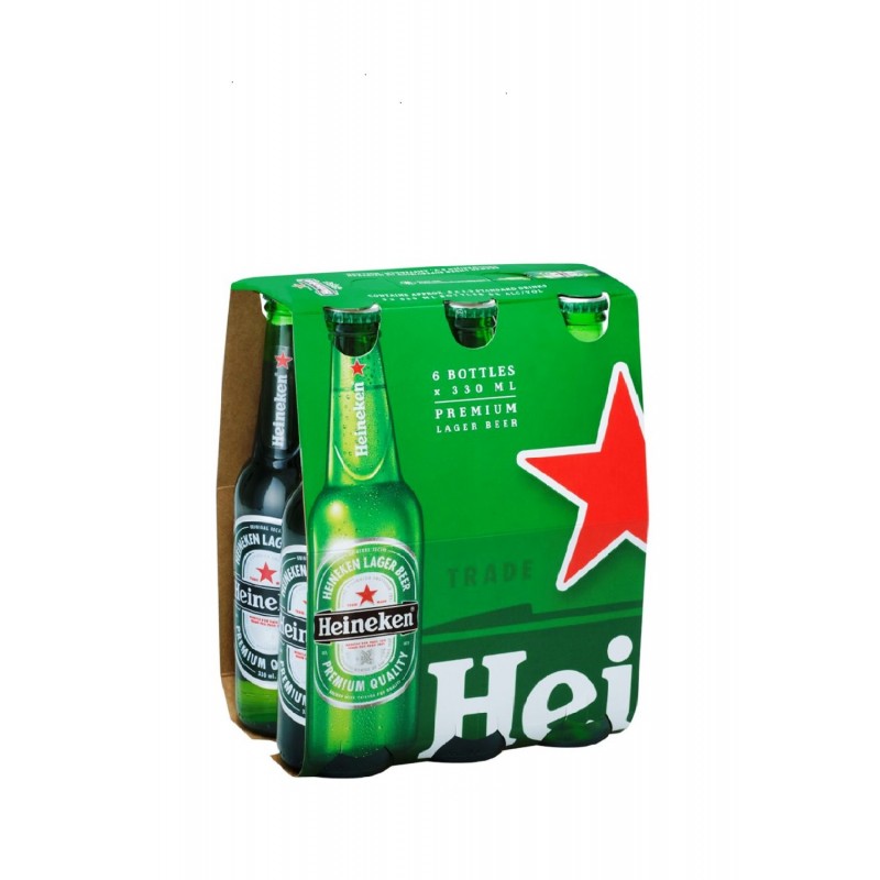 Heineken Bottle Beer 6 Pack 330ml