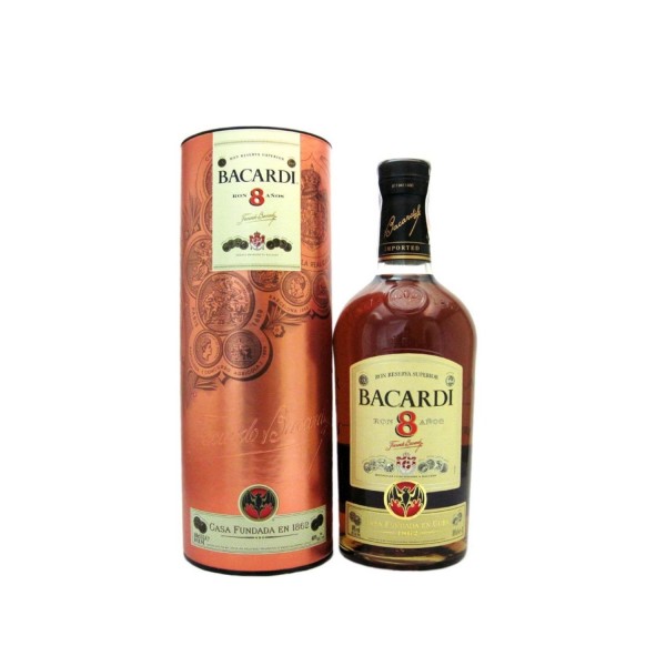 Bacardi 8 Dark Rum 1ltr