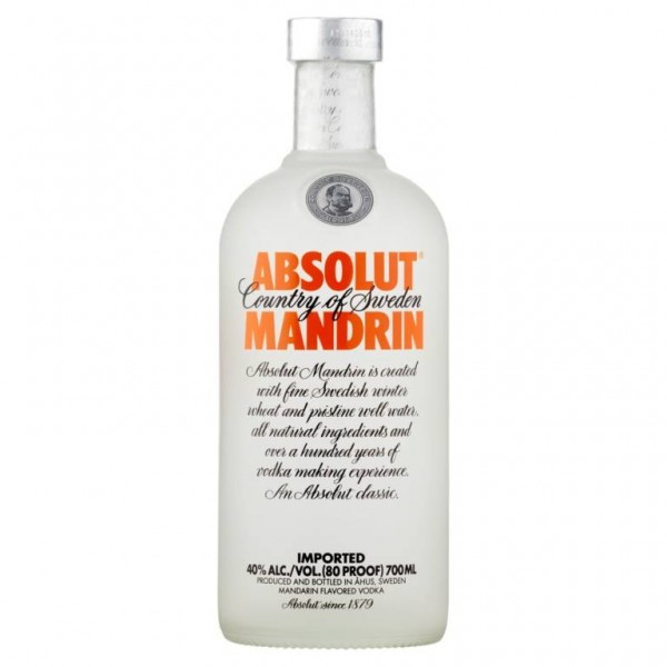 Absolut Mandrin Vodka 700ml