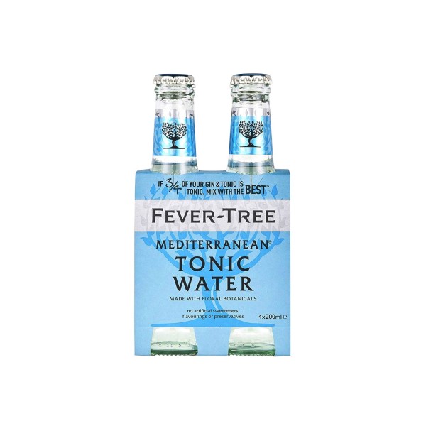 Fever-Tree Mediterranean Tonic Water 4 Pack 200ml