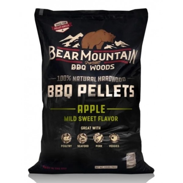 Bear Mountain BBQ Apple Wood Pellets 9kg