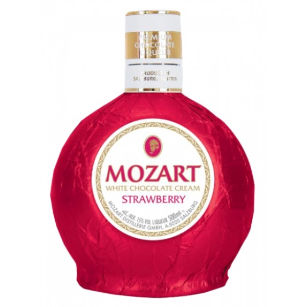 Mozart White Strawberry Cream 500ml